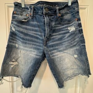 Distressed Cutoff Jean Shorts American Eagle